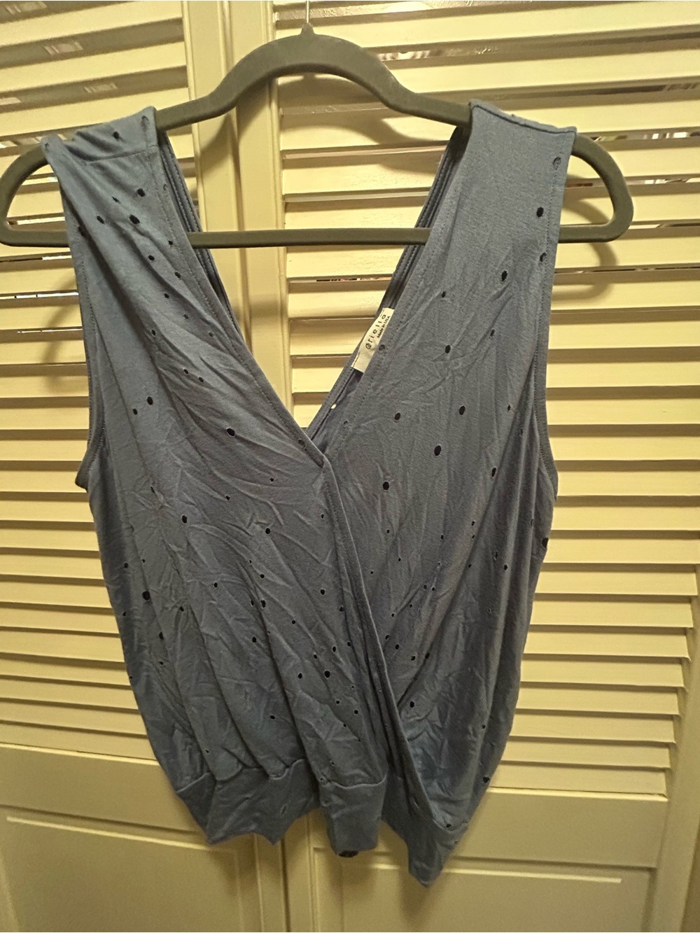 Light Blue Sleeveless Tank Top